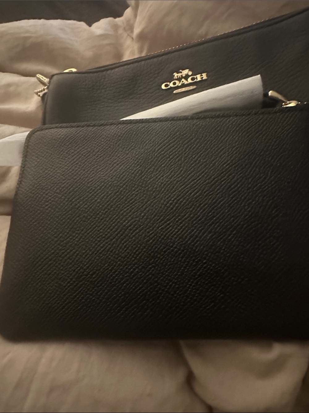 Coach Black Clutch and Wristlet Set - Picture 3 of 9